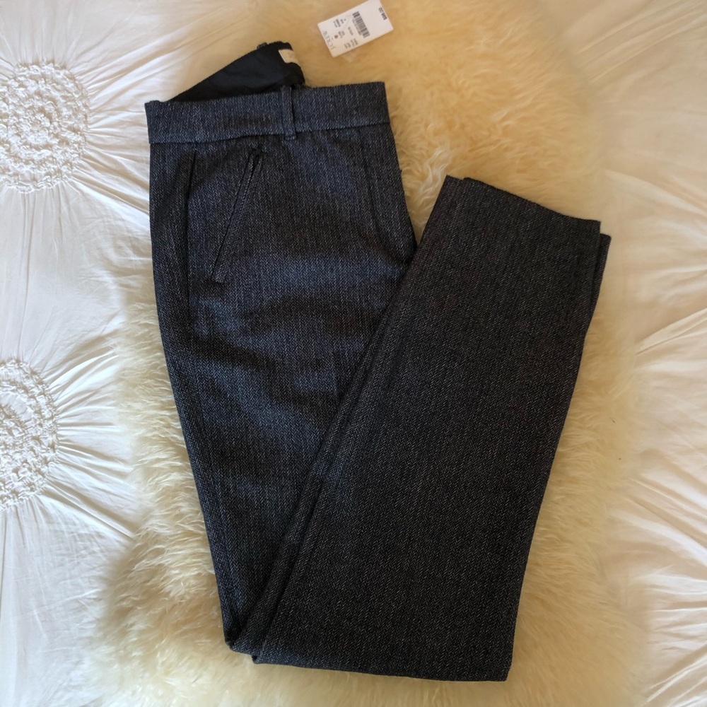 NWT J CREW WOOL BLEND STRAIGHT LEG PANTS